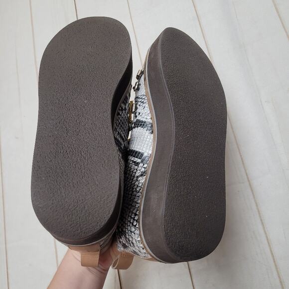 Free People Durango snake snakeskin leather hiker boots platform - Picture 9 of 11